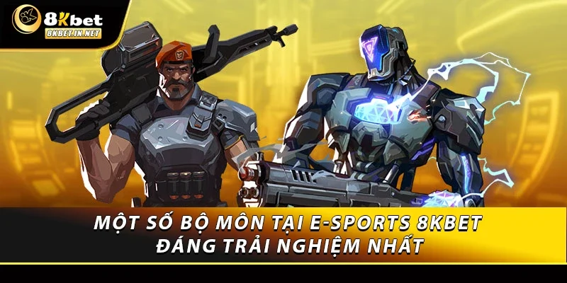 Một số bộ môn tại E-sports 8kbet đáng trải nghiệm nhất